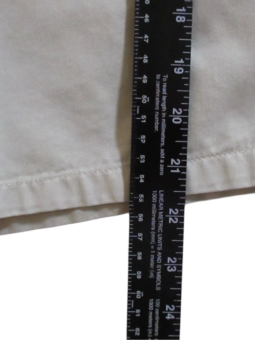 Northwest Men's Khaki 100% Cotton Flat Front Shorts Size 38 Vintage - Picture 5 of 10